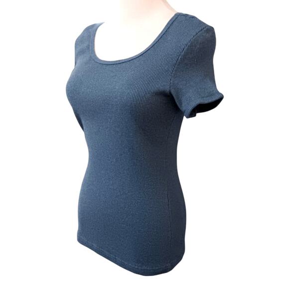 Y2K 90s Vintage Babydoll Tee‎ Shirt Top Large SPIEGEL Whimsigoth Grunge Form Fit - Picture 1 of 11